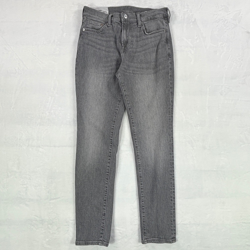 HM Skinny Coupe Moulante Grey Jeans Men 28x30 (Actual 28x28) Stretch Denim Pants